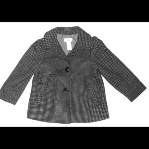 Circo Peacoat  black polka dot size 3T